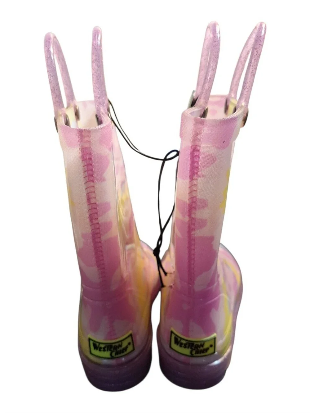 NWT Western Chief Tie-dye Swirl Light-up Rain Boots